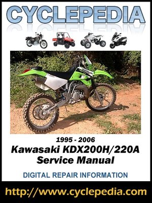 cover image of Kawasaki KDX200H/220A 1995-2006 Service Manual